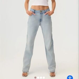 Hypeach straight leg denim light wash- eco certified